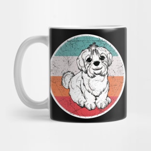 Vintage Retro Maltese Mug